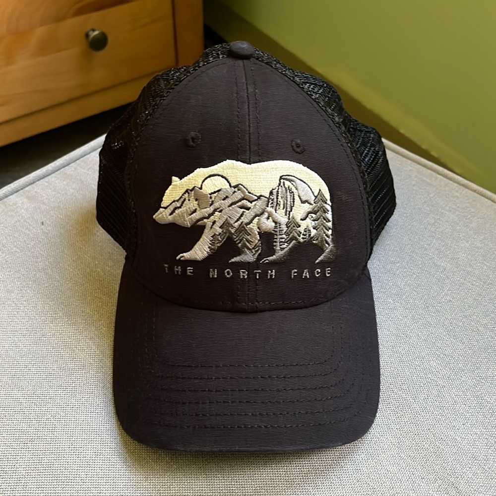 The north face black bear hat